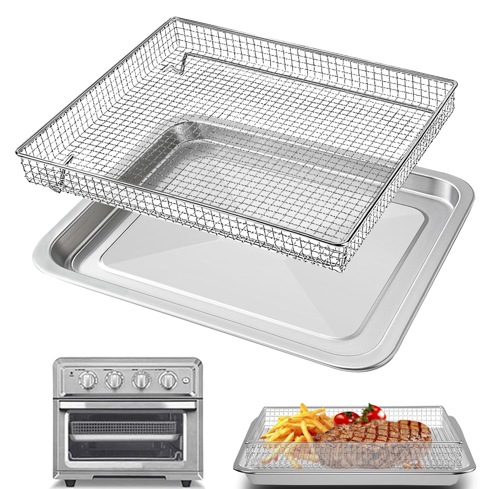Amazon | For Cuisinart TOA-38SJ エアフライヤーバスケット 交換用 2